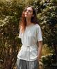 Rie Waist Strap Knitted T Shirt