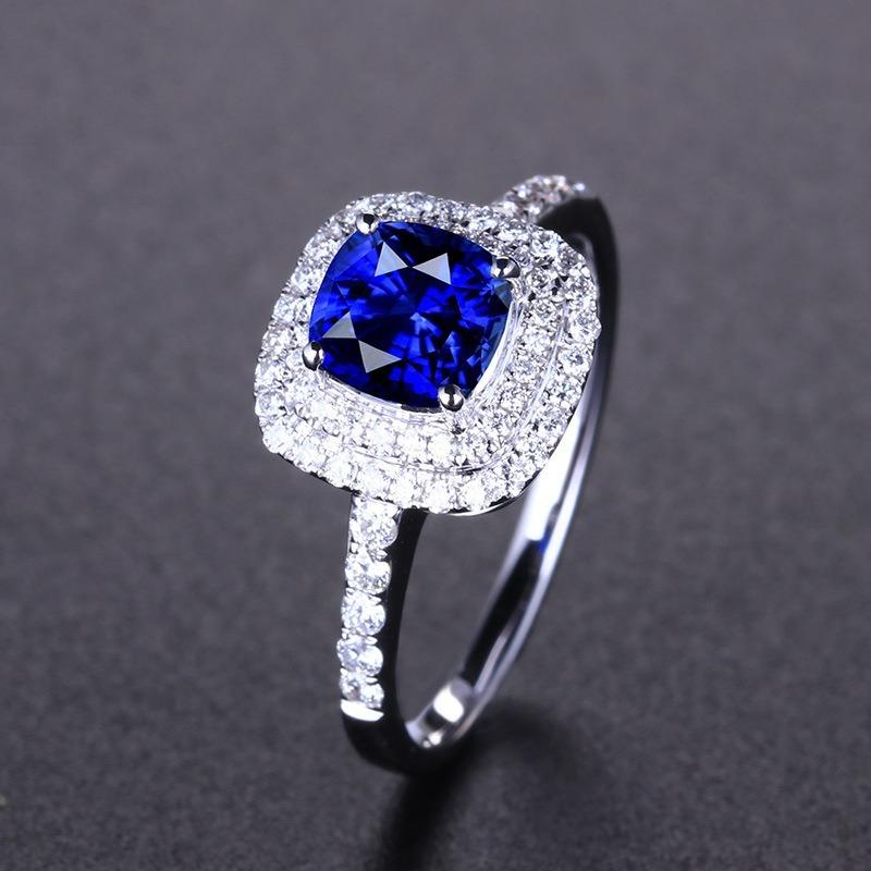 Sace Gems Classic Copper Alloy Zircon Ring Ladies Jewelry Wedding Promise Party Gift Open