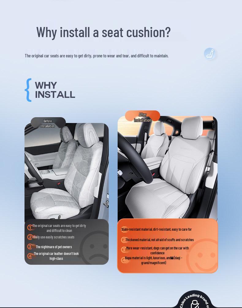 XPeng G6 Four Seasons Universal Seat Cushion Cover for 26 Models
