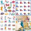 Theme Mermaid Venue Decor With Crab Seahorse Paper Spiral Hangings Parties For
