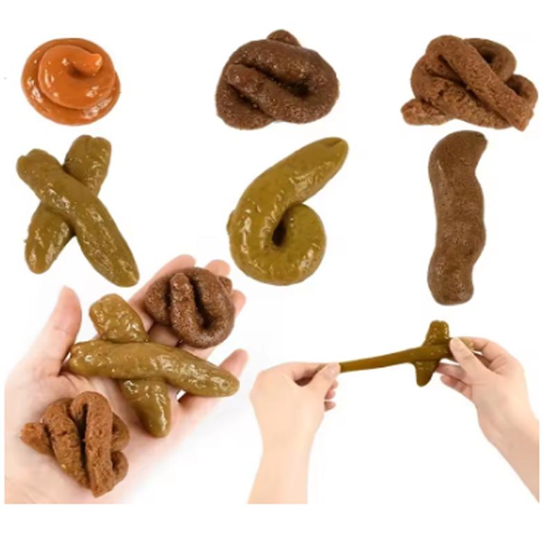 Realistic Shit Safe And Soft Plastic Fake Poop Funny Tricky Toys Pranks Gag Joke Games Party Gift Antistress Gadget Squish Toy