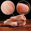 Lifelike TPE Silicone Foot Model, Real Human Foot Replica for Photography, Jewelry Display, Art Sketch