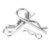 100Pcs Spring Fasteners Cotter Pins Hitch Pins Hair Pins Spring Clip Retainer Pins for Garage,Trucks, Engine Repair