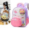 Cartoon Kids School Backpack With Breathable Oxford Fabric For Preschool Children