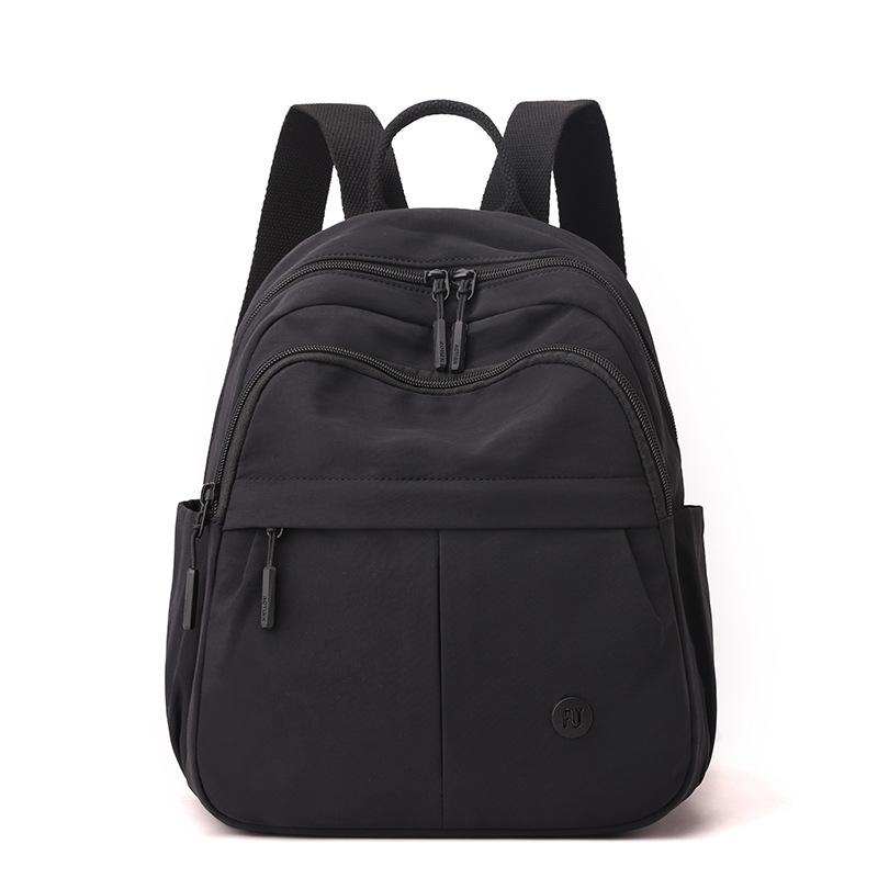 Reiserucksack mit großem Fassungsvermögen, einfarbiger Damenrucksack