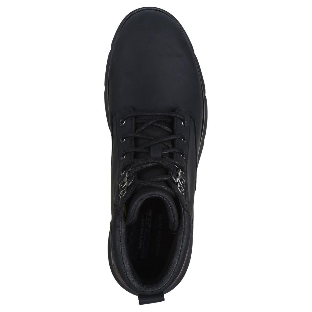 Skechers Augustino-Cobb Comfortable Versatile Short Boots Men Boots Black 205228-BBK