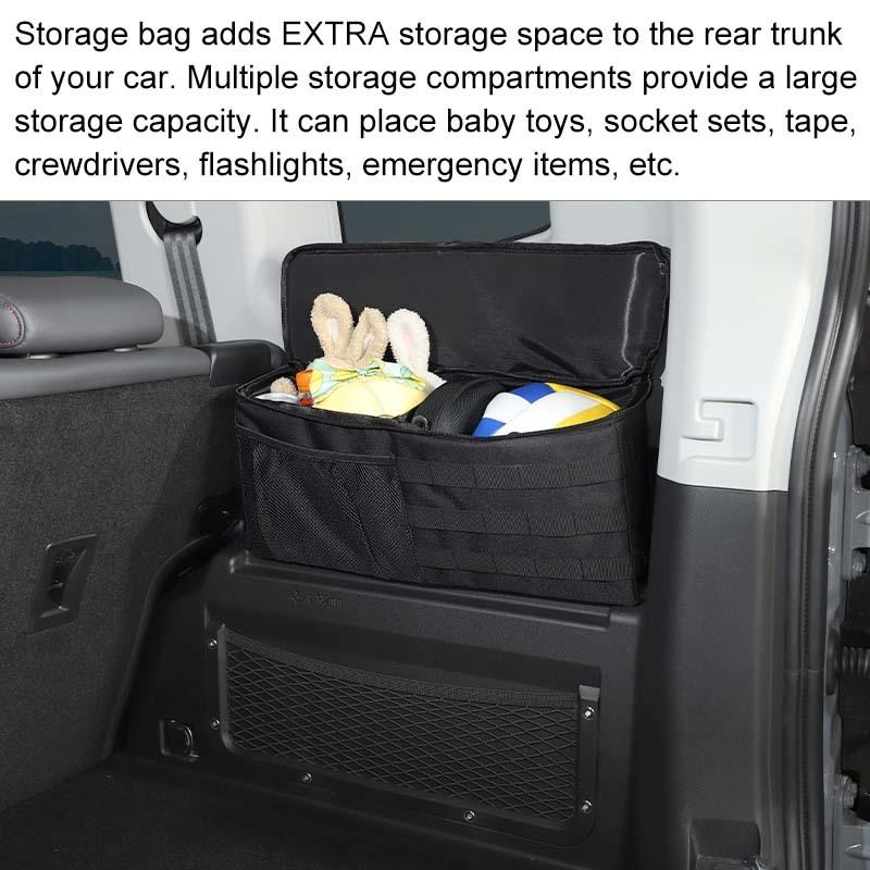 Trunk Rear Window Side Organizer Storage Bag Organizer Fit For Chery JETOUR T2 2023 Up For Jetour Shanhai T2 2024 Up Stowing Tidying Car Accessories