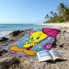 1pc Tweety3 Beach Towel, Beach and Seaside Swimming Pool Equipment, Fashion Pattern, Rectangular, Travel Essentials