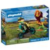 Playmobil 72065 Motocross, Versenyjármű, 21 darab, versenyző & kiegészítők, 4 éves kortól