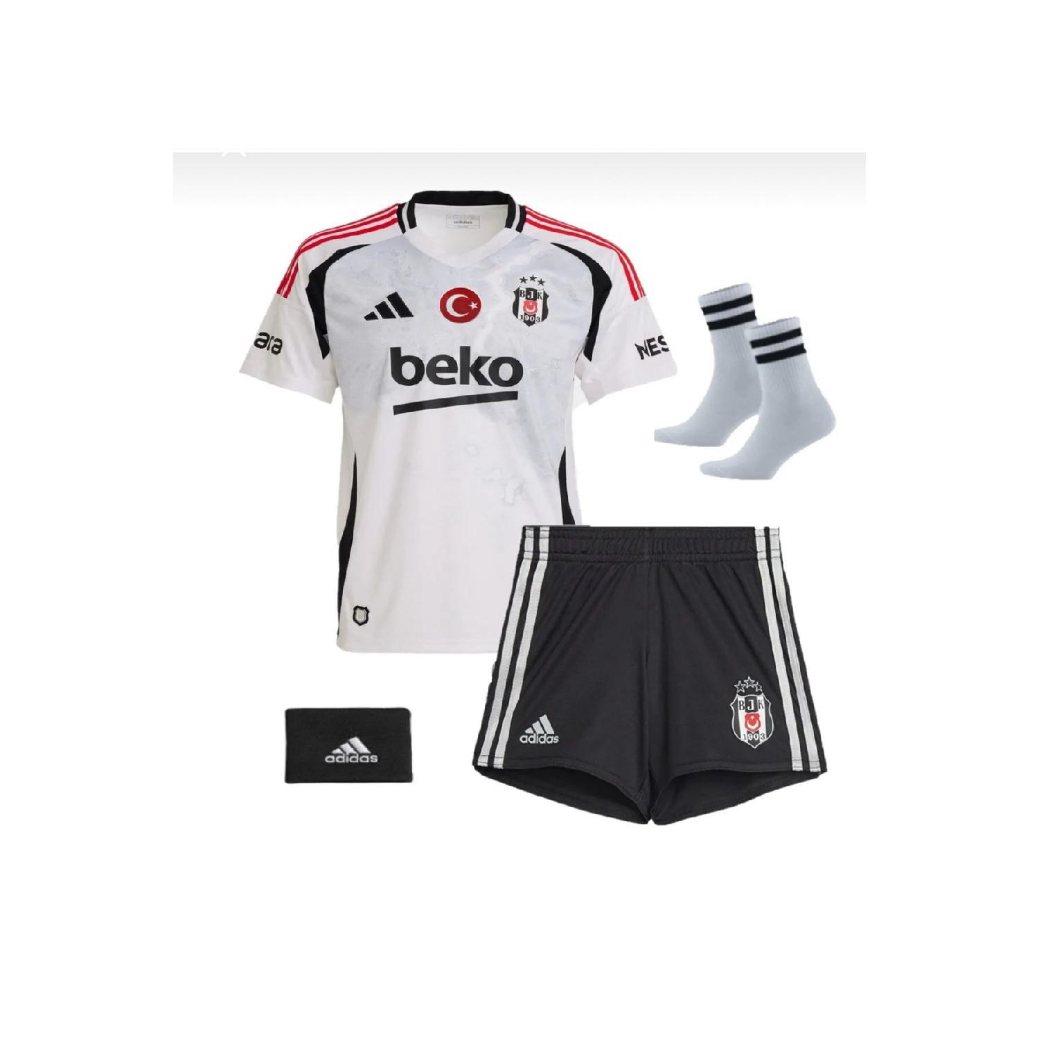 

Beikta - Белый комплект из 4 детских футбольных майок нового сезона 2024/2025 No Name 3-4 Yaş тёмно-синий