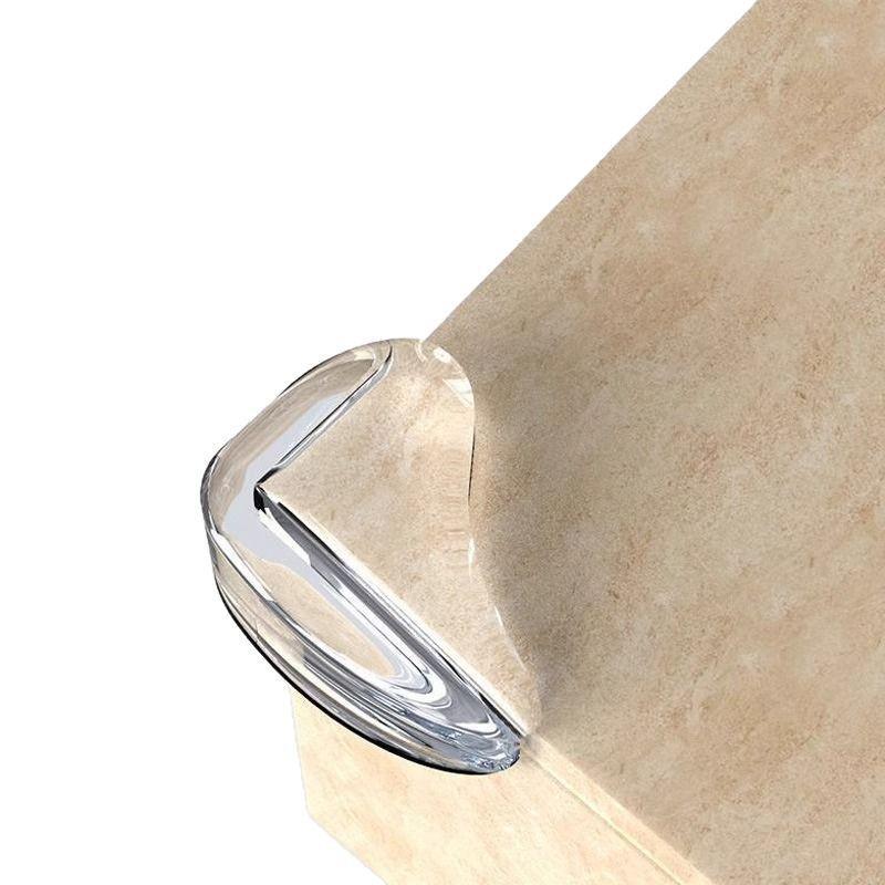 Weiche Silikon-Eckenschützer mit Aufprallschutz für Tische und Fenster