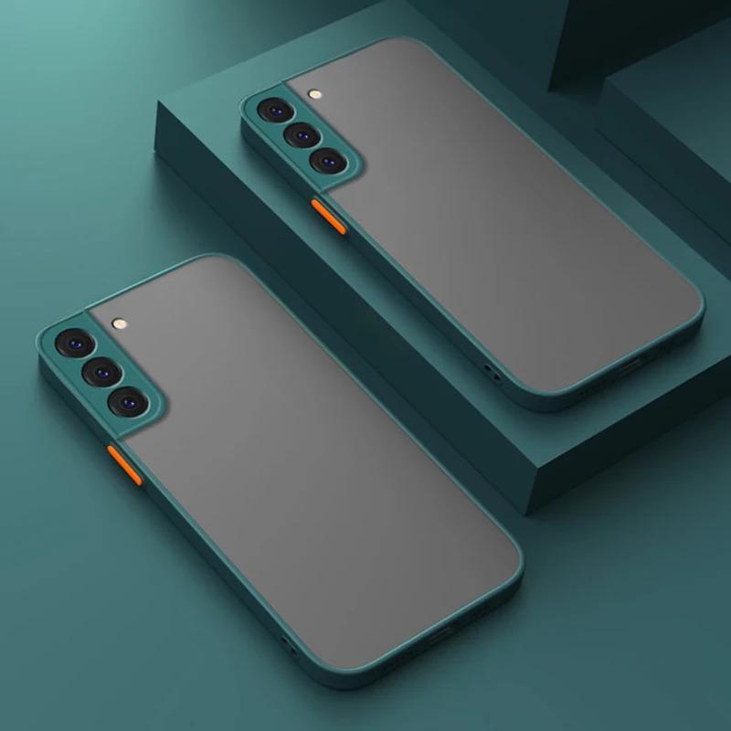 Convient pour les coques de téléphone portable Samsung S23 S22 S21 A53 A52 A73 A72 S24 S20 Ultra Protection contre les chutes givrée Coque Samsung S22 Ultra