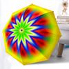 1pc Psychedelic Mandala Automatic Open/Close Folding Umbrella - Compact 8-Rib Design, Daily Use, Perfect Gift for Friends & Family Yy251124215