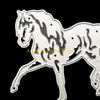 F26C Cheval Métal Découpe Animal Découpes Animales Pochoir Gaufrage pour Bricolage Art Papier Loisirs Créatifs Scrapbooking Album Décor