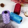 DIY Ice Silk Flat-Belt Hat & Slippers Crochet Kit with Wool Ball