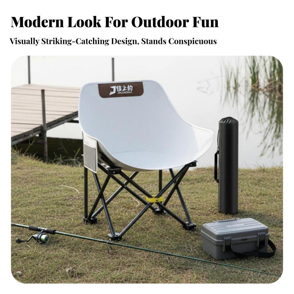Close-To-Ground Fishing Chair Foldable Miniature Camp Stool Lightweight Adaptable For Adults Tripers Lakeside Trip Beach