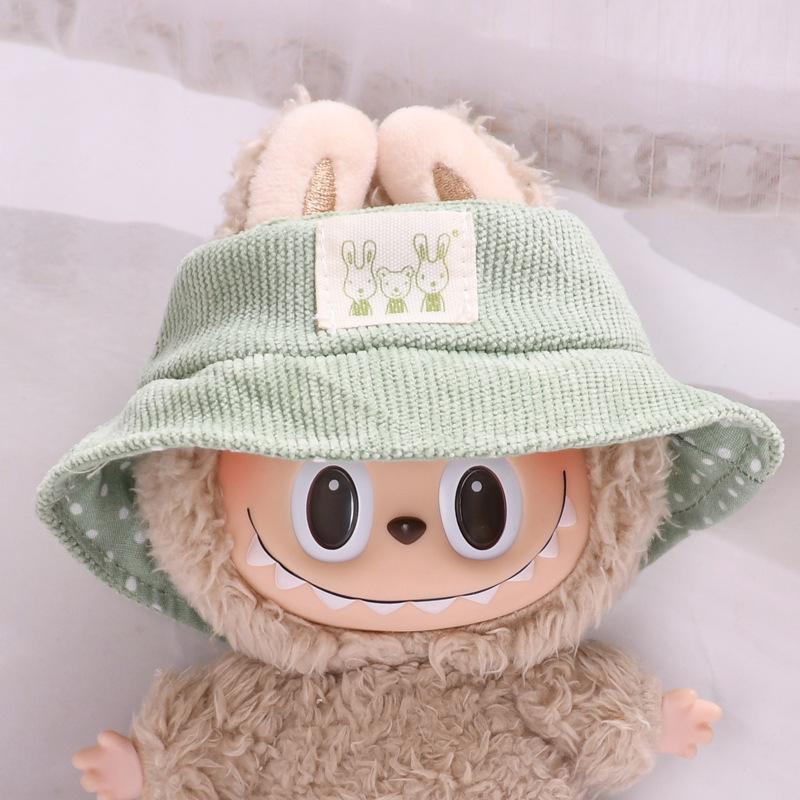 Colgante de Sombrero Labubu de 17cm: Accesorio de Ropa/Llavero/Colgante para Bolso de Hombro/Vaso de Agua