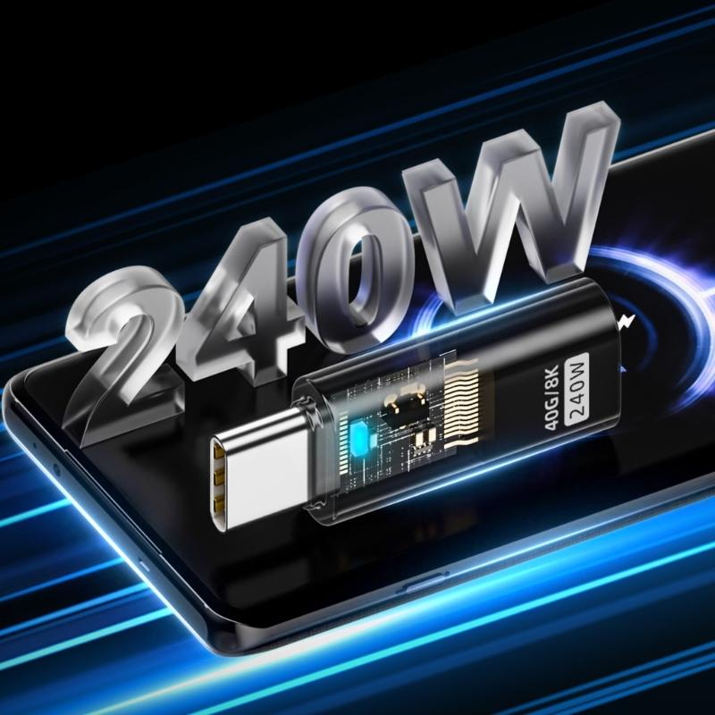 Type C Female To USB C Male Adapter Converters Extenders Data Sync 40Gbps 8K@60Hz Charging Adapter for Laptops Phone
