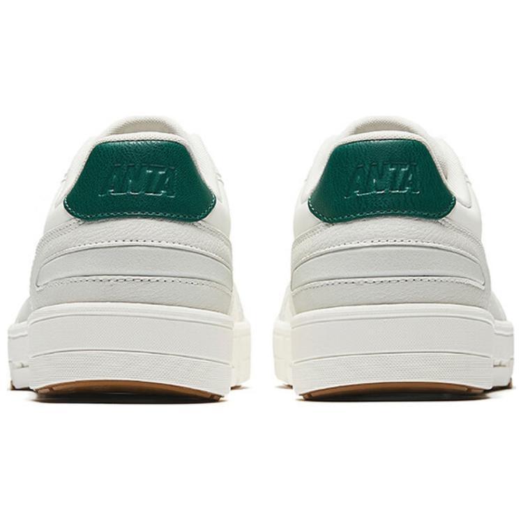 Anta Breathable And Slip Resistant Low Top Skateboard Shoes Men's White Gray 112528018-7
