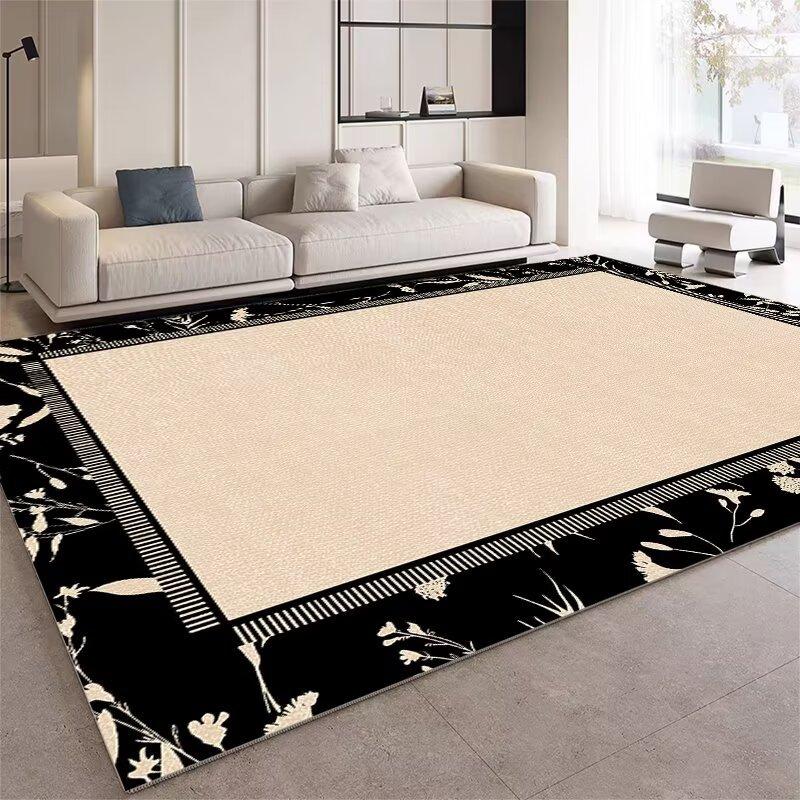 French Living Room Carpet Leave-In Waterproof Sand Coffee Table Blanket Dirt-Resistant And Easy To Take Care Of Non-Slip Floor Mat Bedroom Bedside