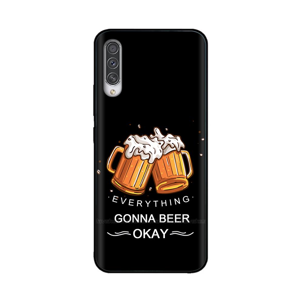 For Samsung Galaxy A50 Case Printed Cartoon Soft TPU Case Silicone Shockproof Back Cover For Samsung A50 A 50 Funny Phone Cases