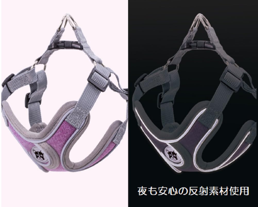 Reflective Harness and Lead 4 for and Large Dogs and Pet Nighttime Tote Bag Included XS Weight [DauStage] Set, Colors, Small, Medium, Cats, Supplies,
