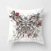 Colorful Flower Butterfly Pillowcase Office Living Room Car Ornaments Home Pillowcase