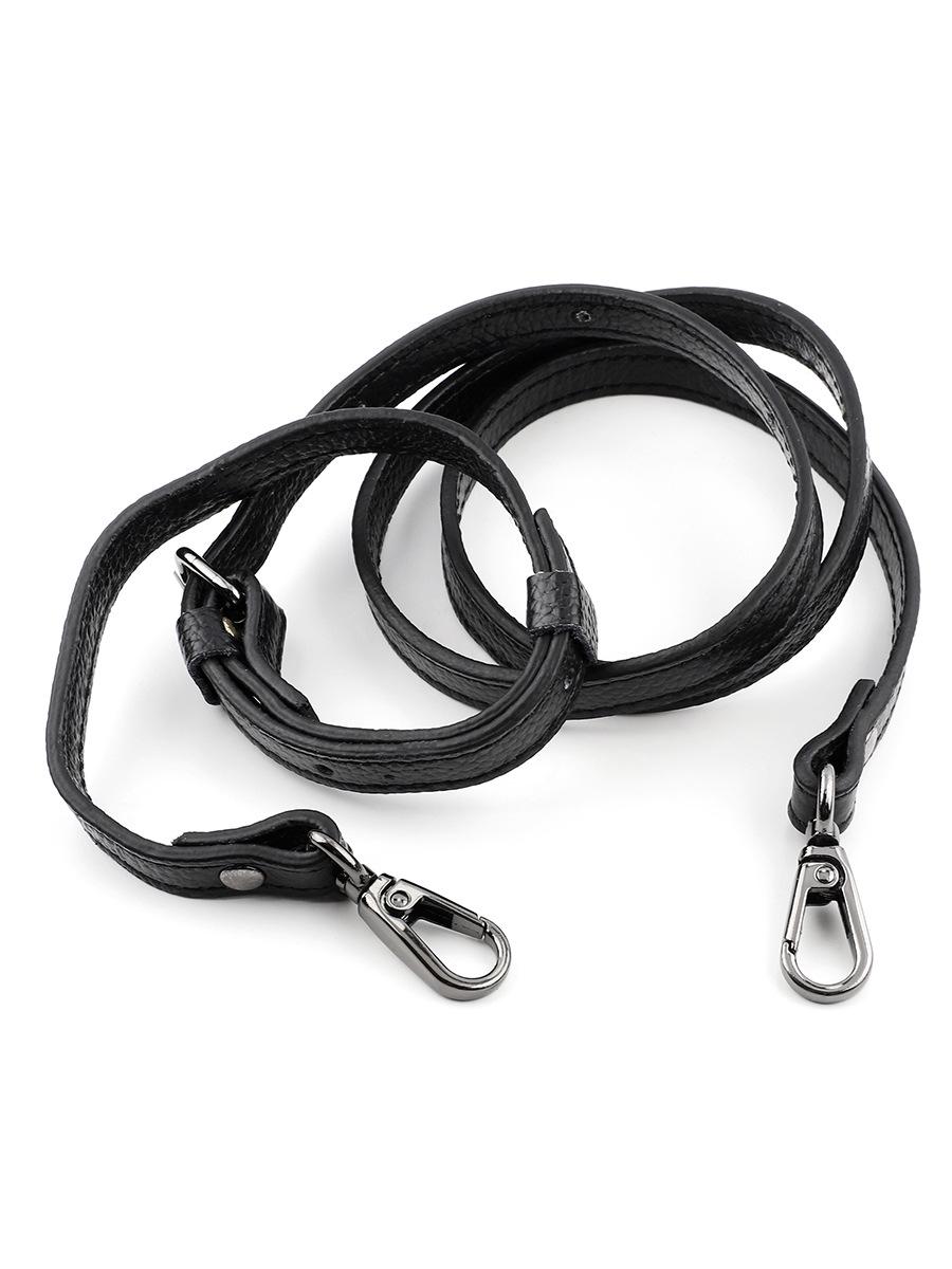 

Черный ремень через плечо из натуральной кожи шириной 1,2 см, сменный, аксессуар для рюкзака/сумки ручной работы