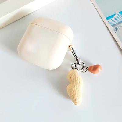 Creative Peanut Shape Keyring Bag Pendant Unique Trinket Key Jewelry Creative Hanging Ornament Suitable for All Ages