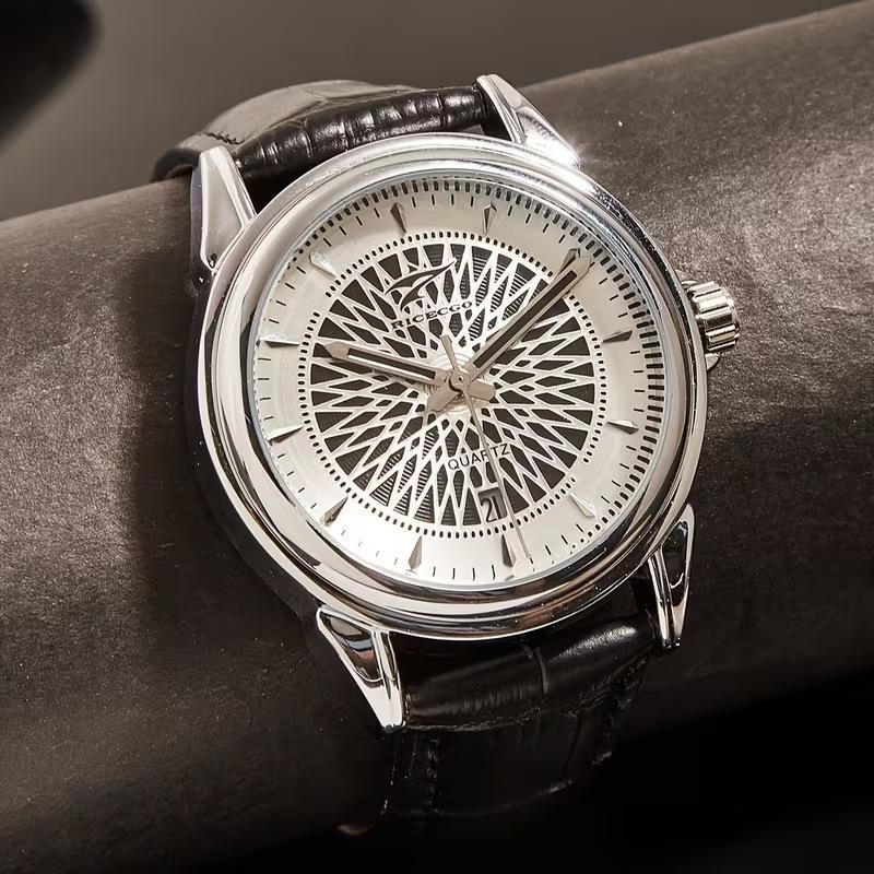 Classic waterproof quartz watch digital scale simple single calendar men s watch men s watch