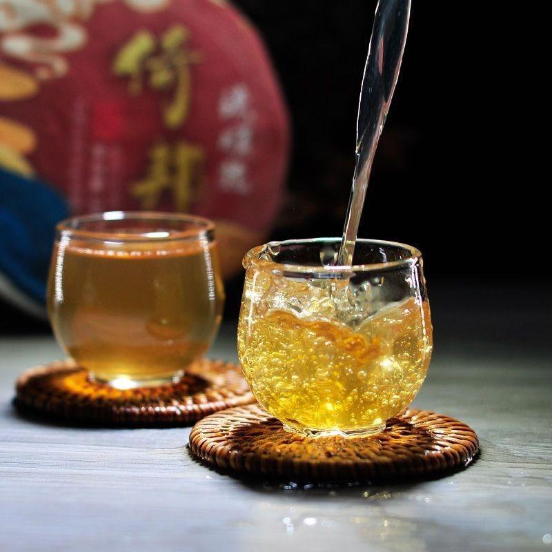 Puerh Raw Tea Yunnan Mengla Tea District High Fragrance Seven Son Cake Tea 200g