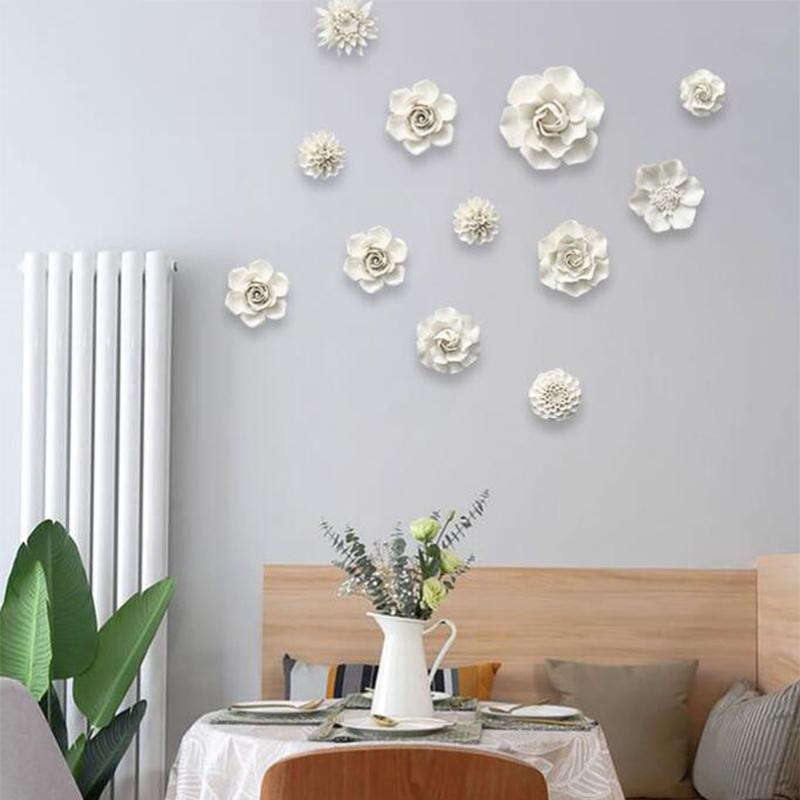 Artificial Flower Ceramic Handmade Fake Flower Art Floral Home Decor Wedding Party Prop Festivity Occasion Valentine's Day Props