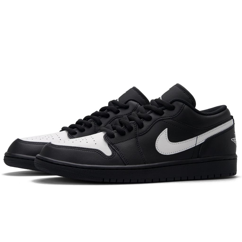 Jordan Air Jordan 1 Back To Future Low Top Vintage Basketball Shoes Unisex Black White 553558-043(Team990-)