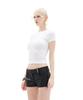 Hilda Orbit Studded Slim Tee [White]