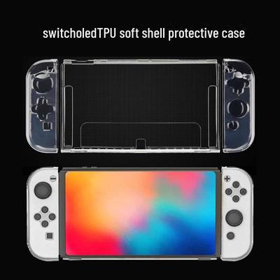 Transparentes TPU-Schutzhüllen- und Schalenset für Switch OLED