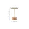 Fashion T-Bar Metal Earrings Display Stand Ear Studs Dangle Earring Jewelry Hanging Storage Rack Counter Window Showcase Prop