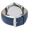 Montre homme - Julian - cadran bleu - bracelet cuir 22 mm - boîtier 42 mm