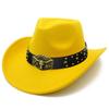 New fashion bull head accessories peach top top hat personalized grassland Tibetan western cowboy hat versatile cowboy hat