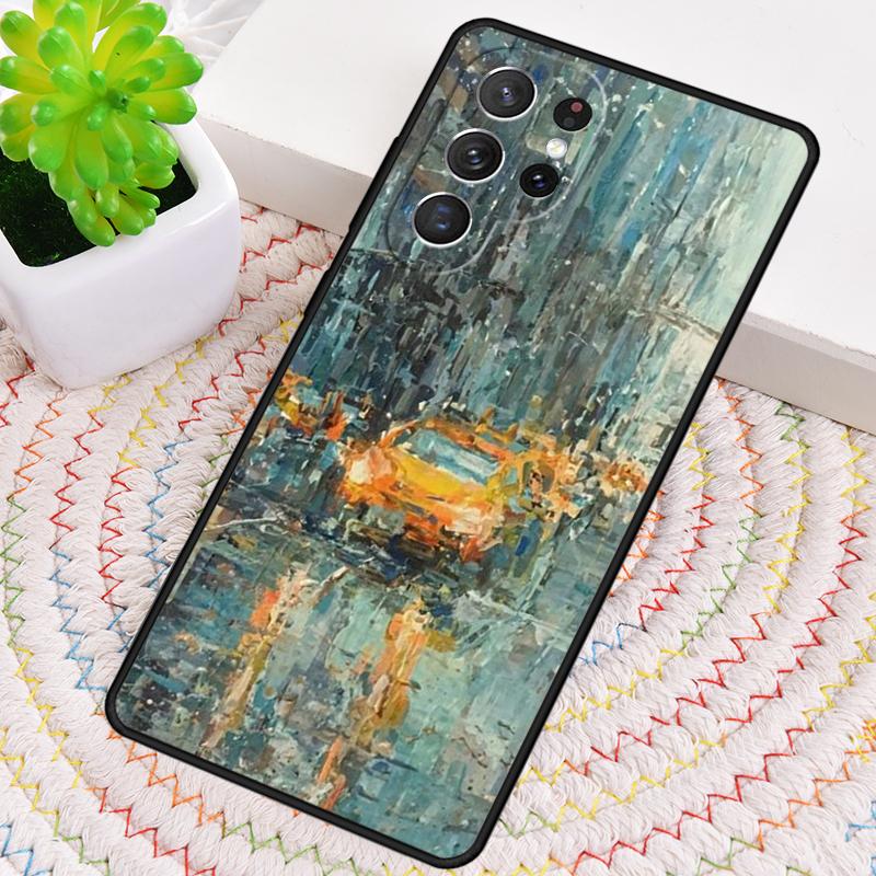 NYC Gelbe Taxi-Silikon-Handyhülle Für Samsung Galaxy note 10 pro S26 S25 S24 S23 S22 S21 Plus S25Ultra Capa Cover