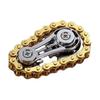 Gear Chain Fidget Spinner Toy Stress Anxiety Relief Zinc Alloy Gear Fingertip Toy Home Office Worker Relaxation Spinning Gear Chain Desk Toy