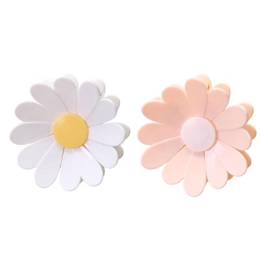 Daisy Magnetic Bag Clips Flower-Shaped Food Sealer with Strong Magnet & Spring Fridge Organizer for Snacks Notes Decorative Kitchen Accessory