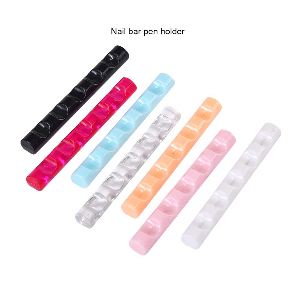 Nail Stand Multipurpose Brush Holder 5 Grids Painting Pen Holders Manicure Shelf Display Showing Tools Household