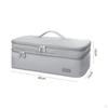 Hair Dryer Bag Anti Scratch Organizer for Business Trip Women Men Black