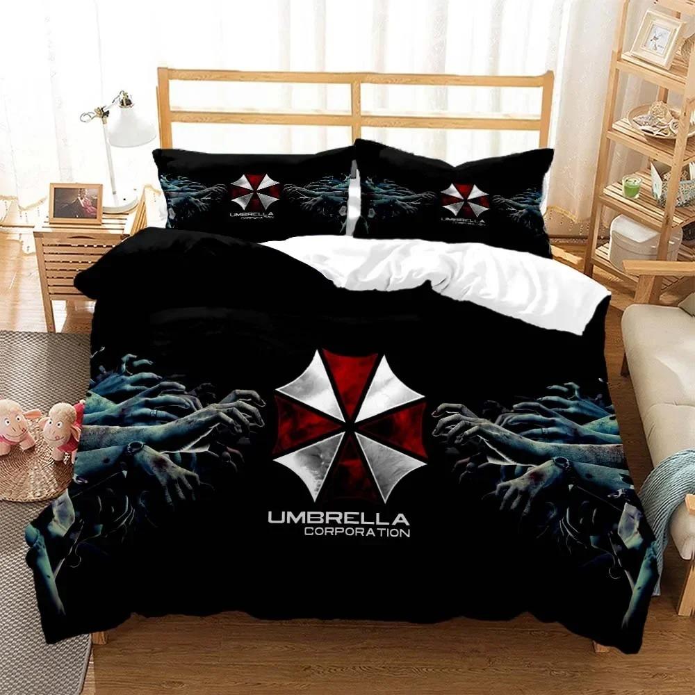 Regenschirm Zombie Firma Bedding Set For Bedroom Soft Modern Bedspreads Comefortable Kids Duvet Cover Quilt Cover And Pillowcase