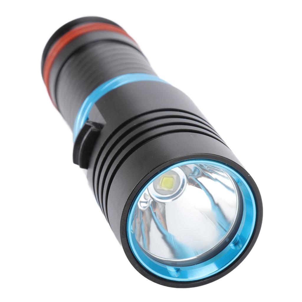 5000LM Diving Flashlight IPX8 100m Underwater Waterproof Infinitely Dimmable L2 LED Beads Scuba Dive Lights For Diving