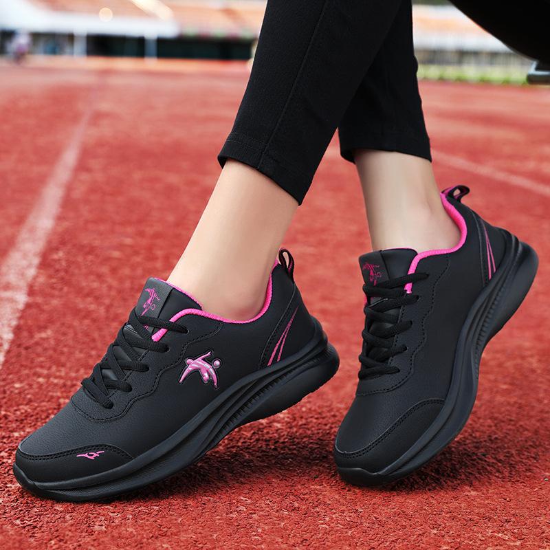 Joni Danlai women's shoes sneakers women's spring and autumn new women's casual shoes soft sole leather waterproof running shoes