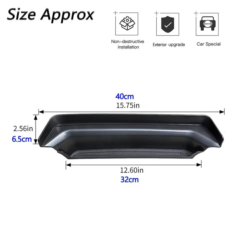 Front Passenger Grab Handle Tray Organizer Box for Jeep Wrangler JL 4XE Gladiator JT 2024-2026 Inner Storage Tidying Accessories