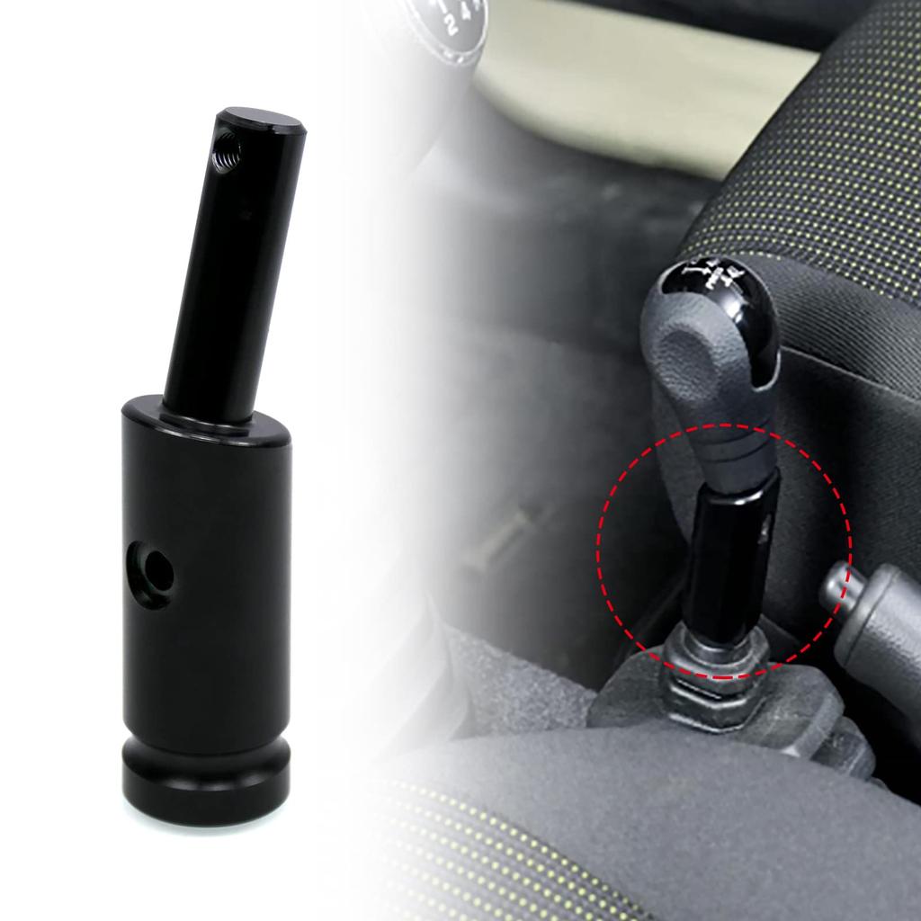 Kiload Jimny JB64 JB74 Transfer Knob Type Stainless Steel Black Anodized Interior Transfer Lever