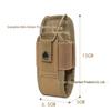 Camouflage Multi-Functional MOLLE Outdoor Walkie Talkie & Phone Pouch