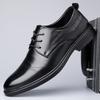 New Leather Shoes Men's Business Dress Breathable Casual Men's Suit Work Shoes Groom Wedding Men's Shoes